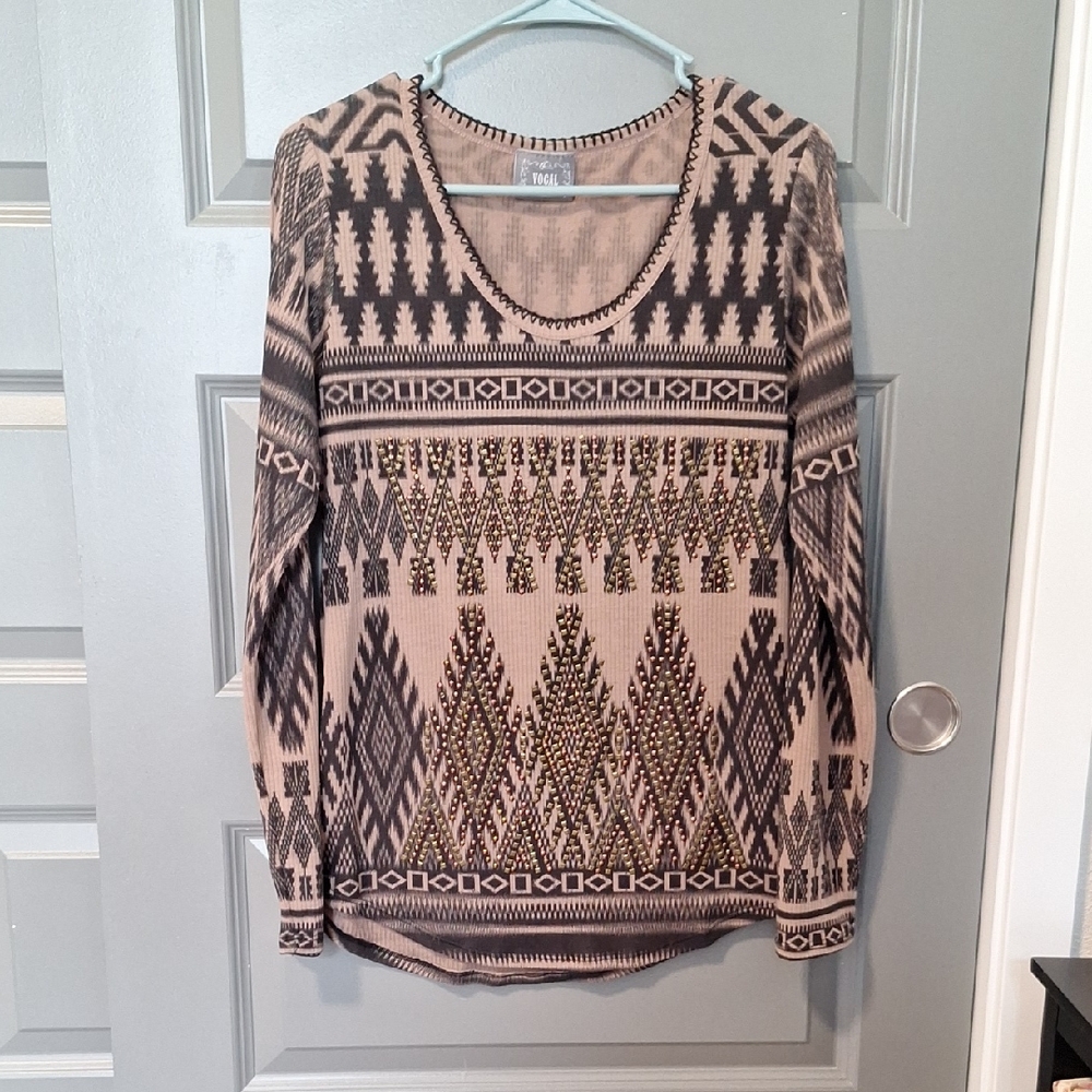 Vocal Black and Tan Western Long Sleeve